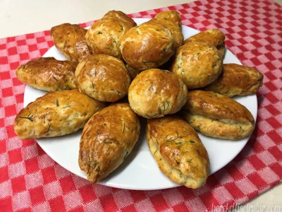 Dereotlu Mayasız Poğaça