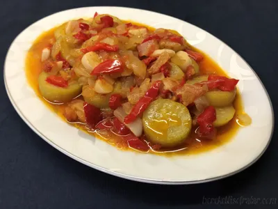 Zeytinyağlı Kabak Yemeği