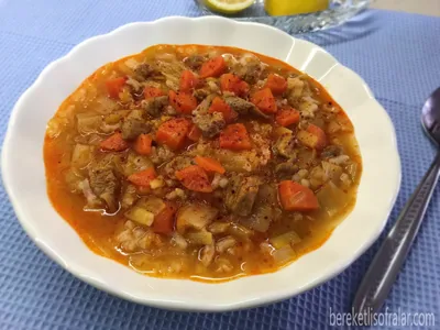 Etli Pırasa Yemeği