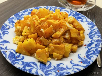 Yumurtalı Patates Kızartması