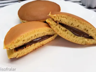 Dorayaki Tarifi 😋 Nefis Japon Pankeki Nasıl Yapılır?