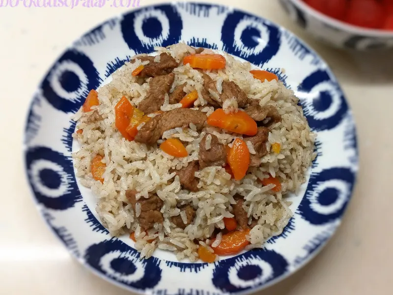 Sebzeli Etli Pirinç Pilavı