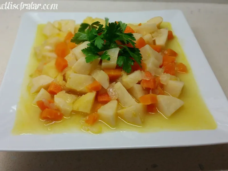 Zeytinyağlı Portakallı Kereviz